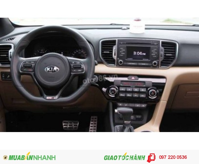 Bán Kia Sportage GT line 2015 cũ, odo lướt màu trắng