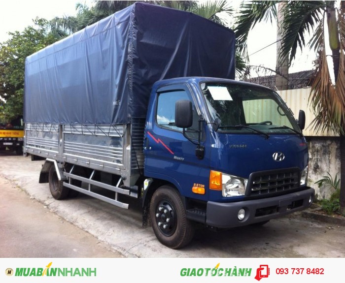 Hyundai hd 65 hạ tải vào thành phố