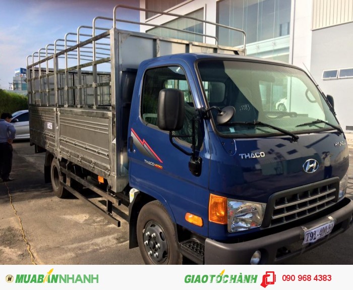 Xe tải Hyunhdai HD72 650 tải trọng 6400kg thùng dài 5 mét thùng mui bạt tải kín