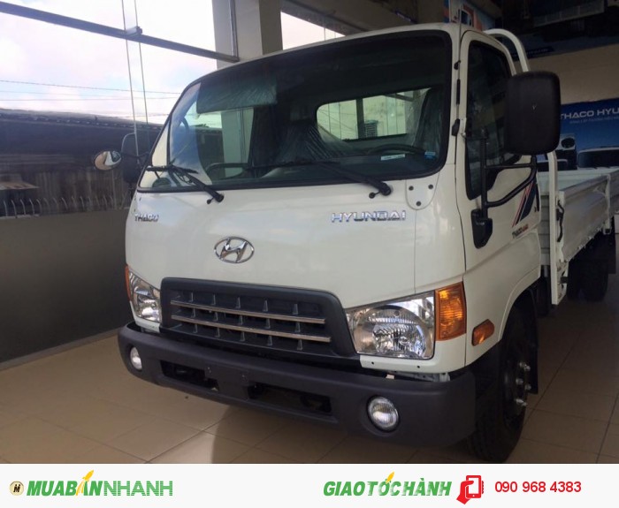 Xe tải Hyunhdai HD72 650 tải trọng 6400kg thùng dài 5 mét thùng mui bạt tải kín