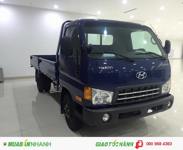 Xe tải Hyunhdai HD72 650 tải trọng 6400kg thùng dài 5 mét thùng mui bạt tải kín