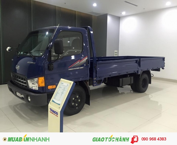 Xe tải Hyunhdai HD72 650 tải trọng 6400kg thùng dài 5 mét thùng mui bạt tải kín