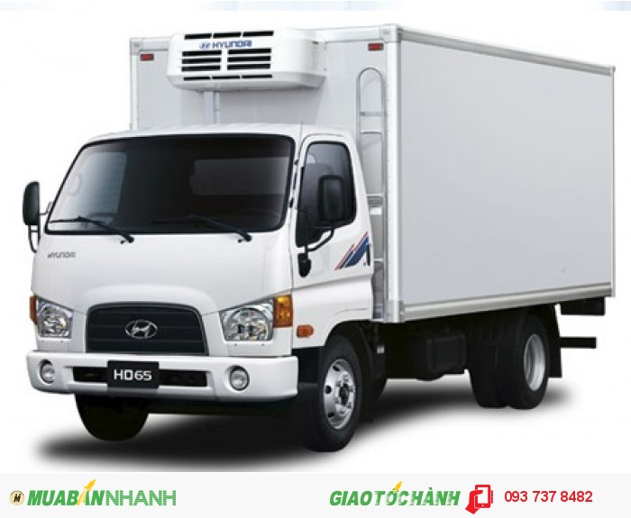 Hyundai hd 65 hạ tải vào thành phố