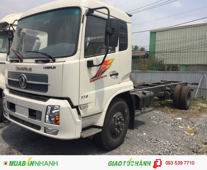Bán xe tải Dongfeng 8T7 nhập khẩu trả góp thùng mui bạt