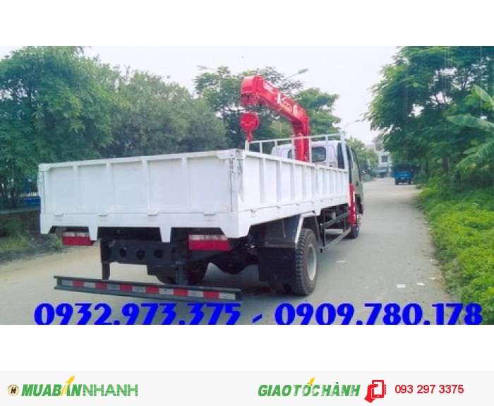 Bán trả góp xe cẩu JAC 5 tấn tấn động cơ FAW ISUZU cẩu UNIC 340 nhập khẩu giá rẻ!
