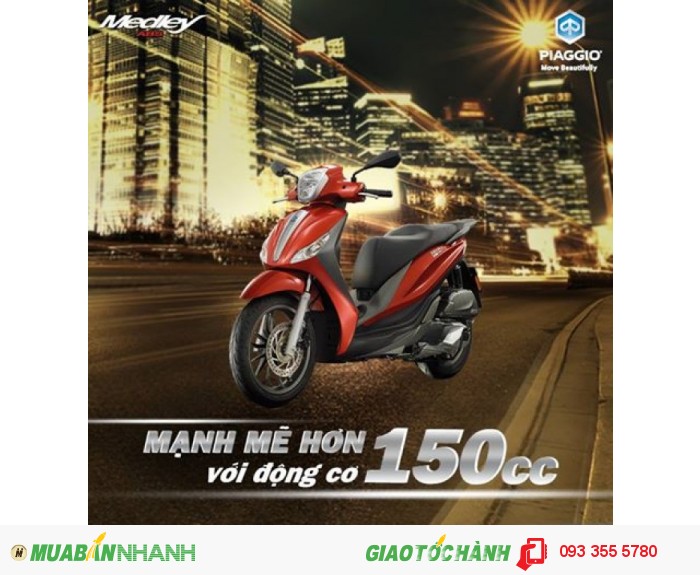 Piaggio Medley ABS khuyến mãi cực khủng tại biên hòa