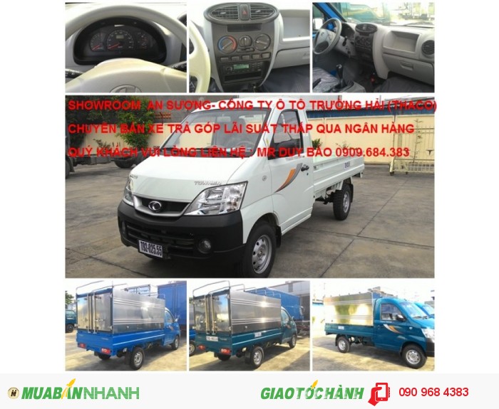 Xe máy xăng máy suzuki Thaco Towner 650kg 750kg 880kg 720 kg