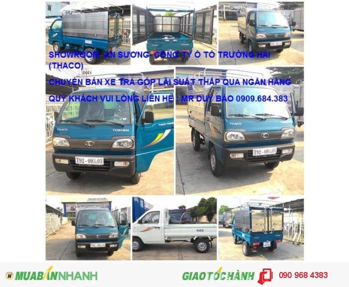 Xe máy xăng máy suzuki Thaco Towner 650kg 750kg 880kg 720 kg
