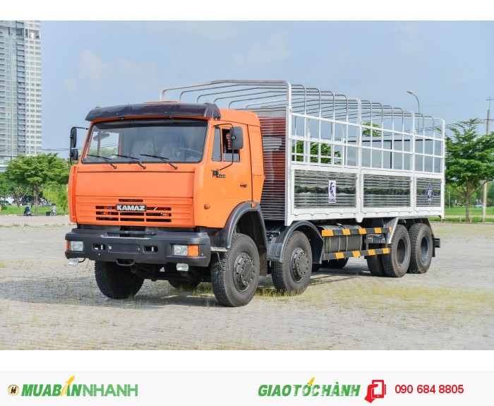 Xe tải thùng Kamaz 6540 Long nhập khẩu mới 100% từ CHLB Nga