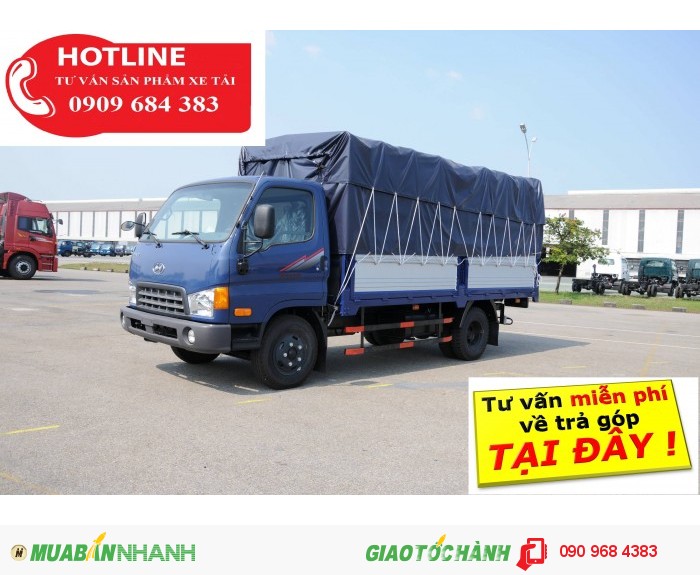 Xe tải cẩu Thaco HD650 495 tấn Gắn cẩu Unic V343 Đời 2017 