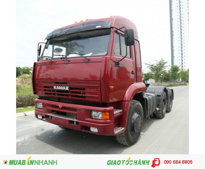 Xe đầu kéo Kamaz 6460 nhập khẩu nguyên chiếc mới 100% từ CHLB Nga