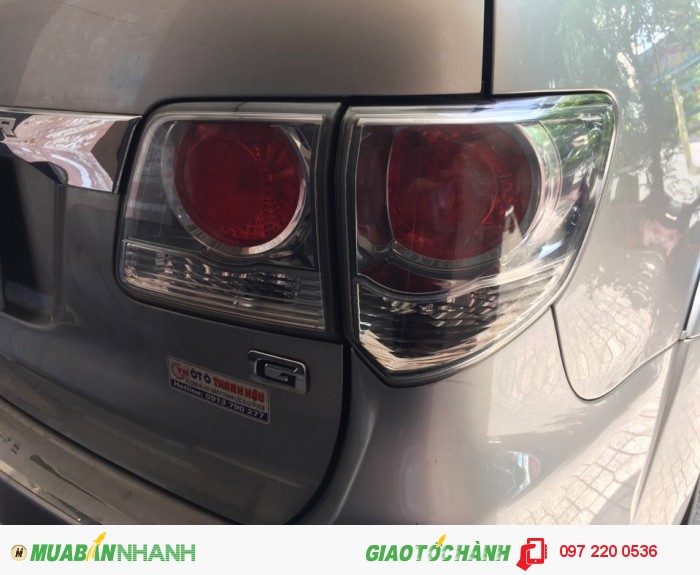 Bán Toyota Fortuner máy dầu 2014 cũ, màu bạc