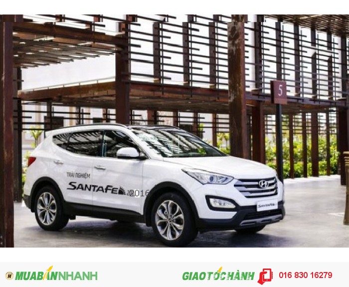 Mua bán xe Hyundai Santafe 2016, phiên bản Full đặc biệt, tặng bảo hiểm, giảm thêm 20tr