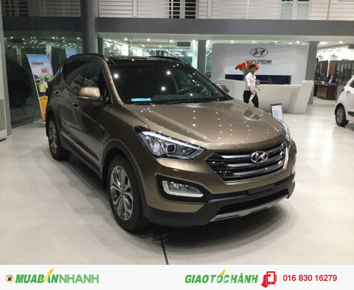 Mua bán xe Hyundai Santafe 2016, phiên bản Full đặc biệt, tặng bảo hiểm, giảm thêm 20tr