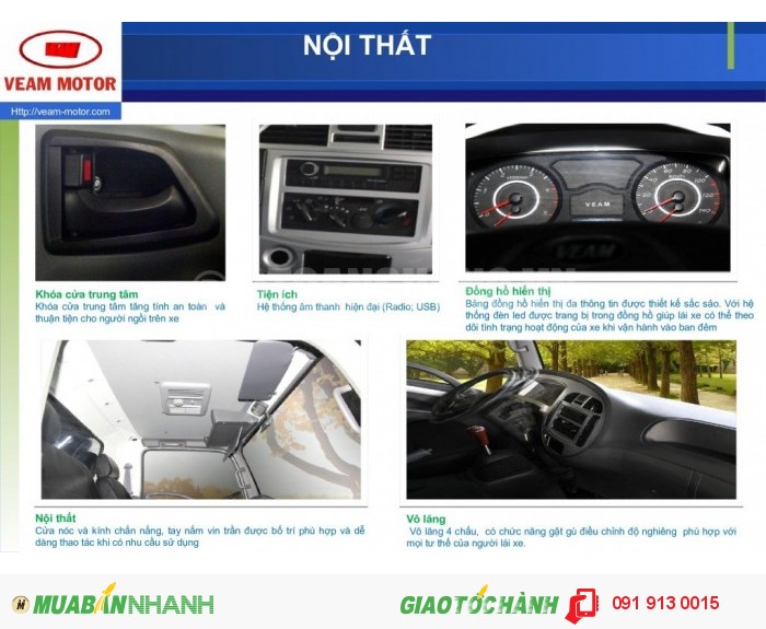 Xe tải Veam 3t5 - Veam VT350