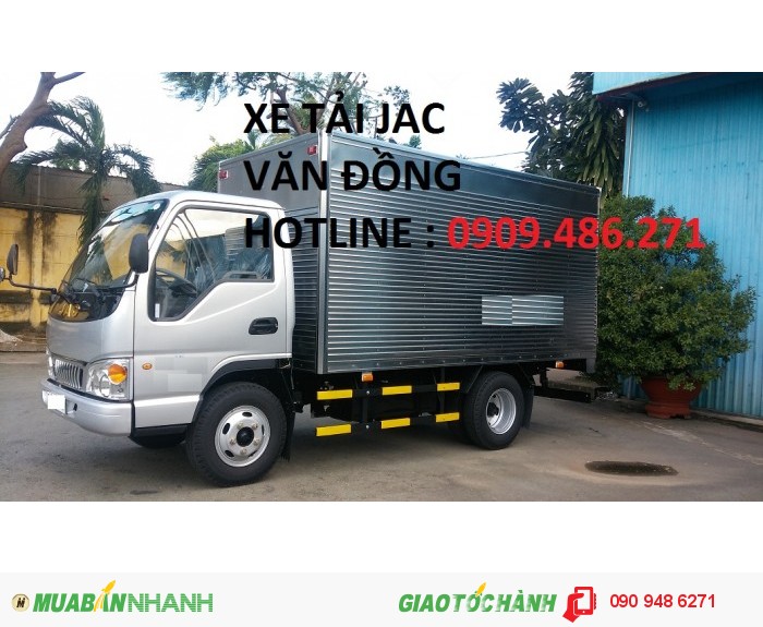 Xe tải jac máy công nghệ  isuzu 1,49 tấn vào thành phố giá tốt nhất miền nam,bảo hành 3 năm tại nhà máy jac bình dương