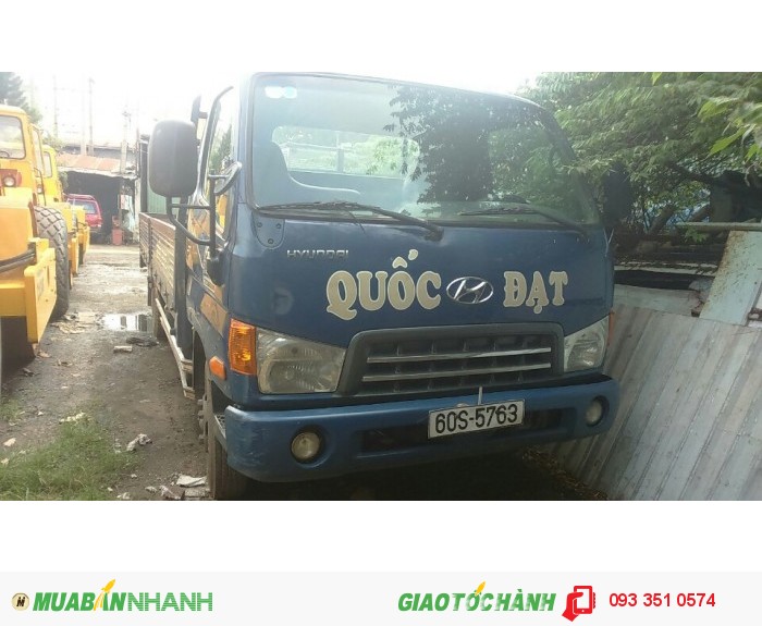 Hyundai HD65 thùng lửng, xe sản xuất năm 2009.