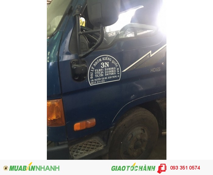 Hyundai HD65 thùng lửng, xe sản xuất năm 2009.