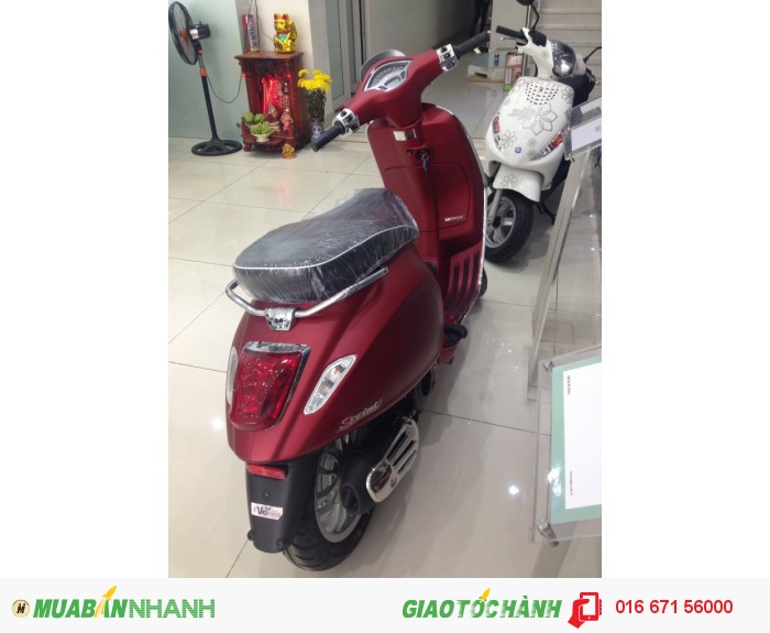 Đồng Nai bán vespa sprint màu đỏ nhám chính hãng