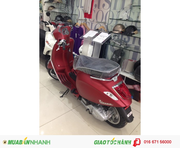 Đồng Nai bán vespa sprint màu đỏ nhám chính hãng