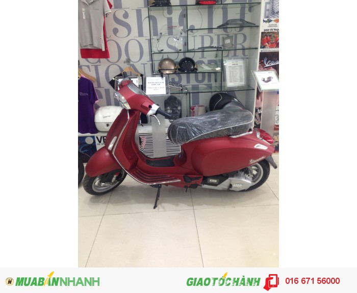 Đồng Nai bán vespa sprint màu đỏ nhám chính hãng