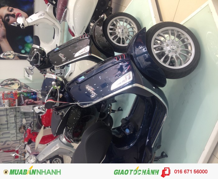 Đồng Nai bán vespa sprint màu xanh đen chính hãng
