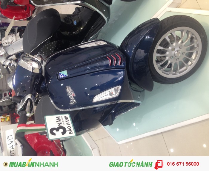 Đồng Nai bán vespa sprint màu xanh đen chính hãng