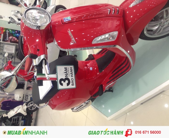 Đồng Nai bán vespa primavera màu đỏ chính hãng