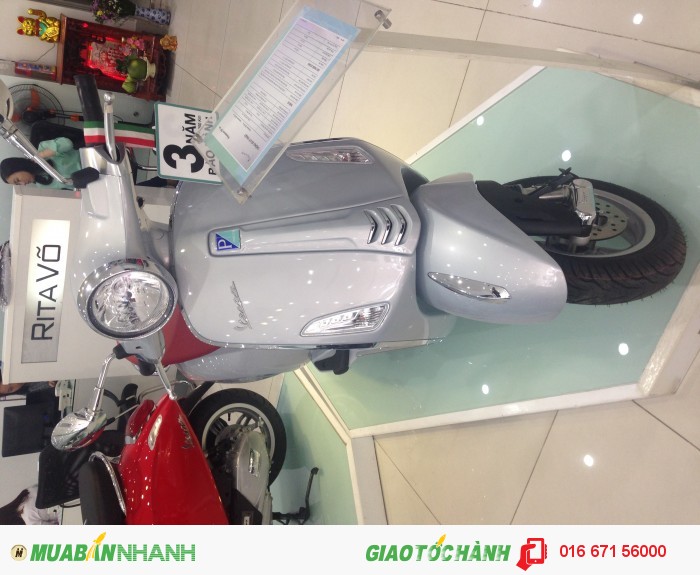 Đồng Nai bán vespa primavera màu trắng bạc chính hãng
