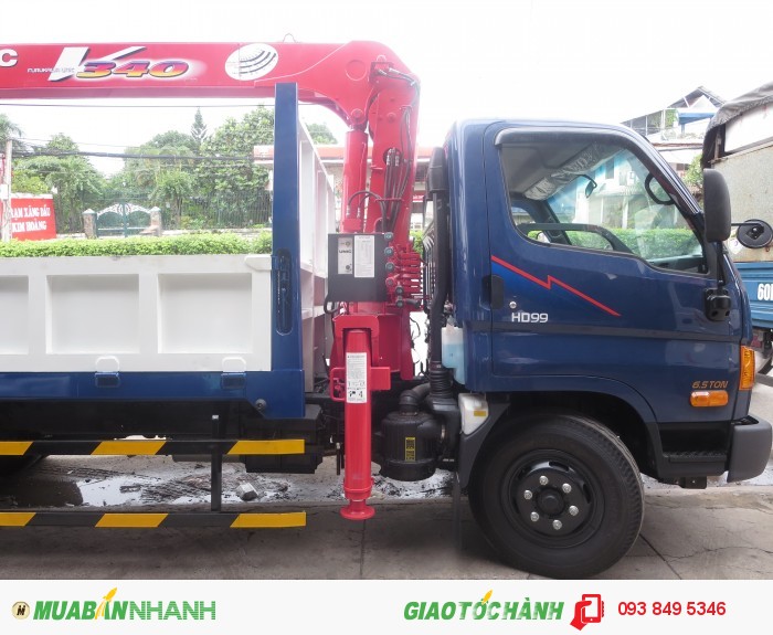 Xin Giới Thiệu ! Xe Tải Hyundai Hd99 Gắn Cẩu Tự Hành Unic Urv340.