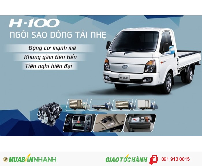 Xe Tải Hyundai 1t25 - Hyundai H100