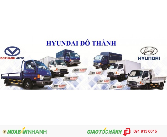 Xe Tải Hyudai 3t5 - Hyundai Hd72