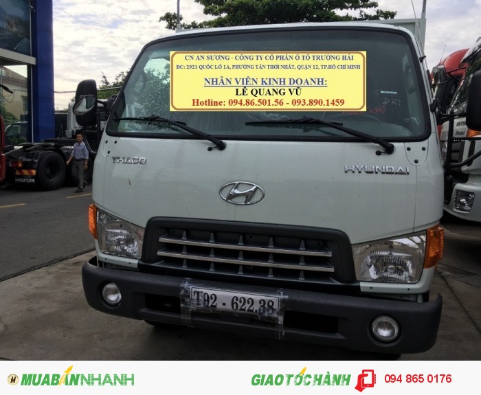 Hyundai Trường Hải An Sương, cung cấp Hyundai tải TP.HỒ CHÍ MINH, Xe tải nâng tải 6.4 tấn trường hải Thaco