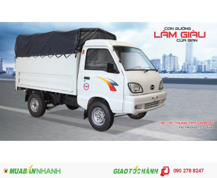 Cần bán  xe tải 1 tấn sài gòn, xe tải tmt cửu long 1.25 tấn.
