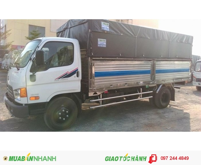 Veam HD800-TMB 8 tấn, Động cơ - Cầu - Hộp số Hyundai Hàn Quốc 100%