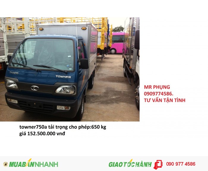 Xe thaco 750a-950a nhỏ gọn cơ động,linh hoạt