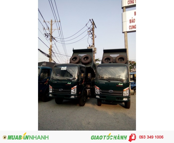 Xe BEN VB350 - tải 3.5T - Đ/cơ HUYNDAI nhập - Chở đc 3 khối hàng