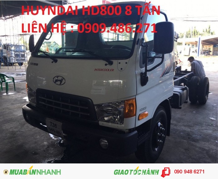 Giá bán xe tải hyundai h800 tải trọng 8 tấn hot nhất thị trường,hỗ trợ trả góp