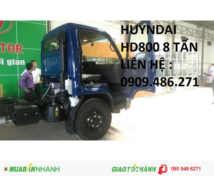 Giá bán xe tải hyundai h800 tải trọng 8 tấn hot nhất thị trường,hỗ trợ trả góp