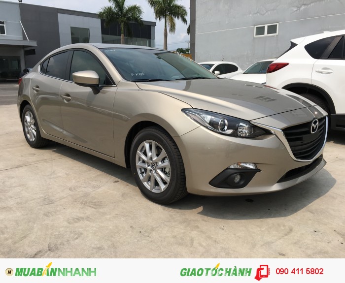 Mazda 3 sedan mới sx 2016, đủ màu giao xe nhanh tại Hưng Yên