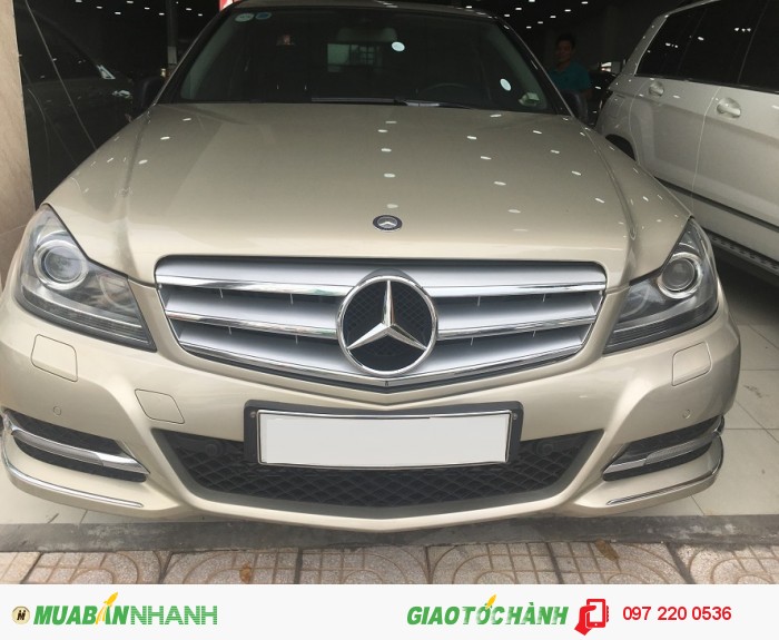 Bán Mercedes C250 vàng cát 2012, 1 đời chủ