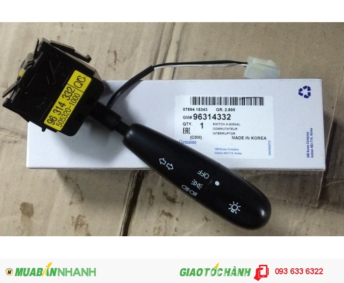 Công tắc xi nhan Matiz 3, Chevrolet Spark chính hãng