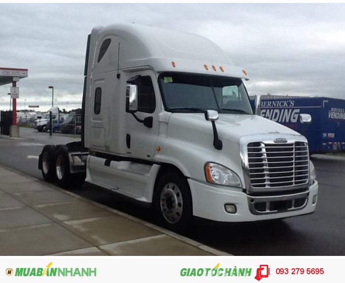 Freightliner 2 giường sx 2012 máy detroit , cascadia 2013 máy cummins 1 cam 2 giường