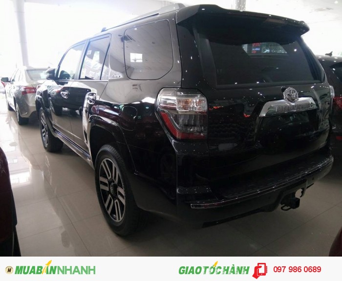 Toyota 4 Runner Limited 2016 màu đen nhập khẩu mới 100%