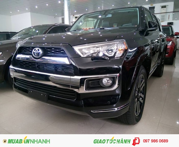 Toyota 4 Runner Limited 2016 màu đen nhập khẩu mới 100%