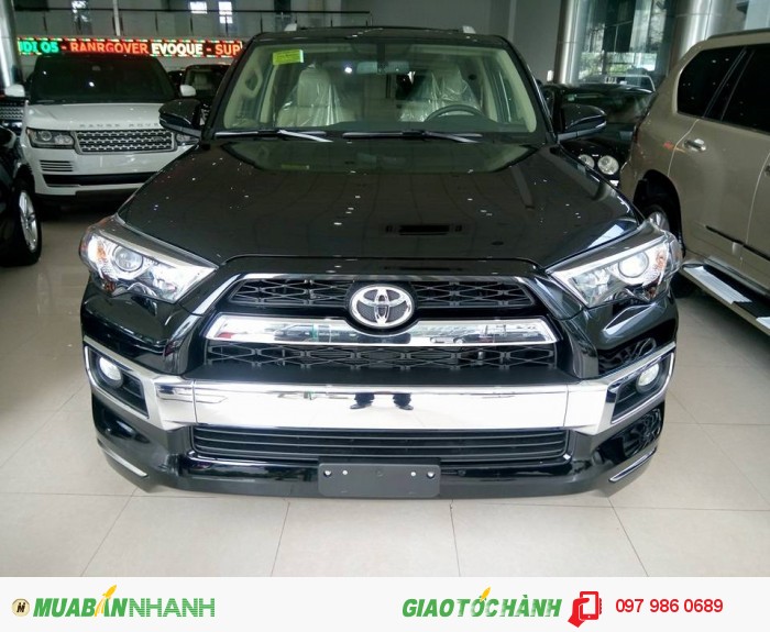 Toyota 4 Runner Limited 2016 màu đen nhập khẩu mới 100%