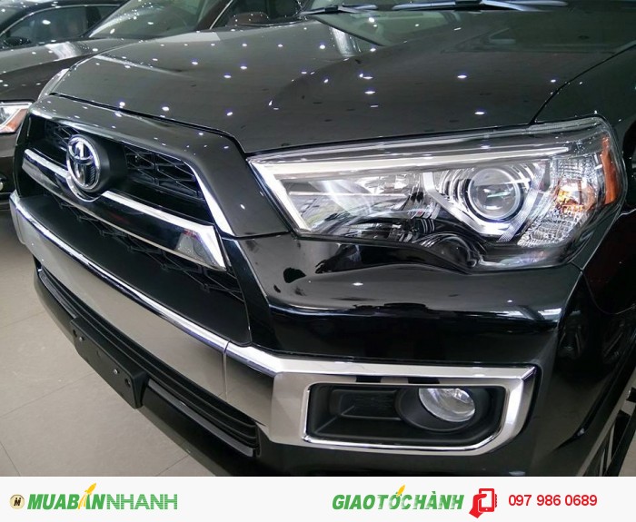 Toyota 4 Runner Limited 2016 màu đen nhập khẩu mới 100%