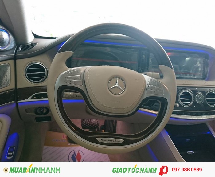 Mercedes Benz S500 2016 full option 2 màu trắng đen giao ngay