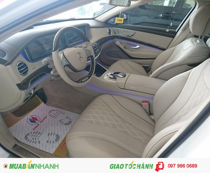 Mercedes Benz S500 2016 full option 2 màu trắng đen giao ngay