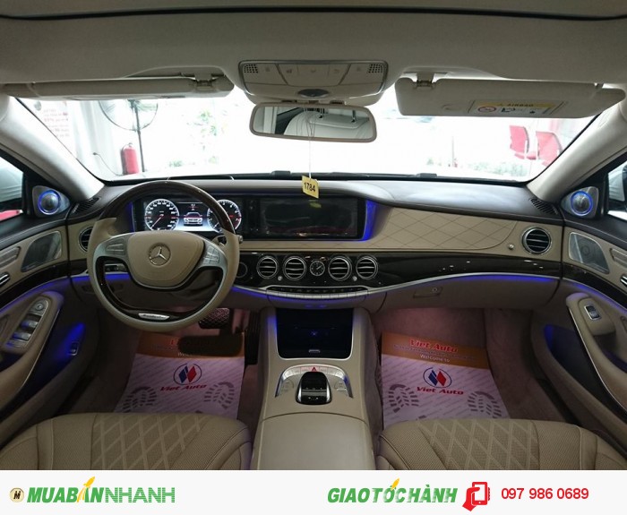 Mercedes Benz S500 2016 full option 2 màu trắng đen giao ngay